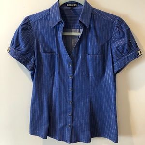Express Short-Sleeve Button Down